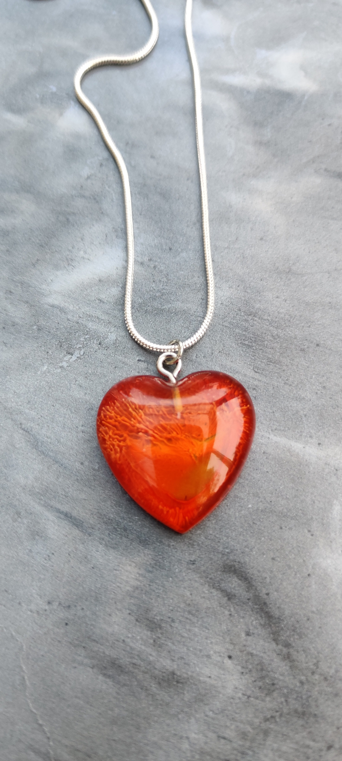Collier Anais orange