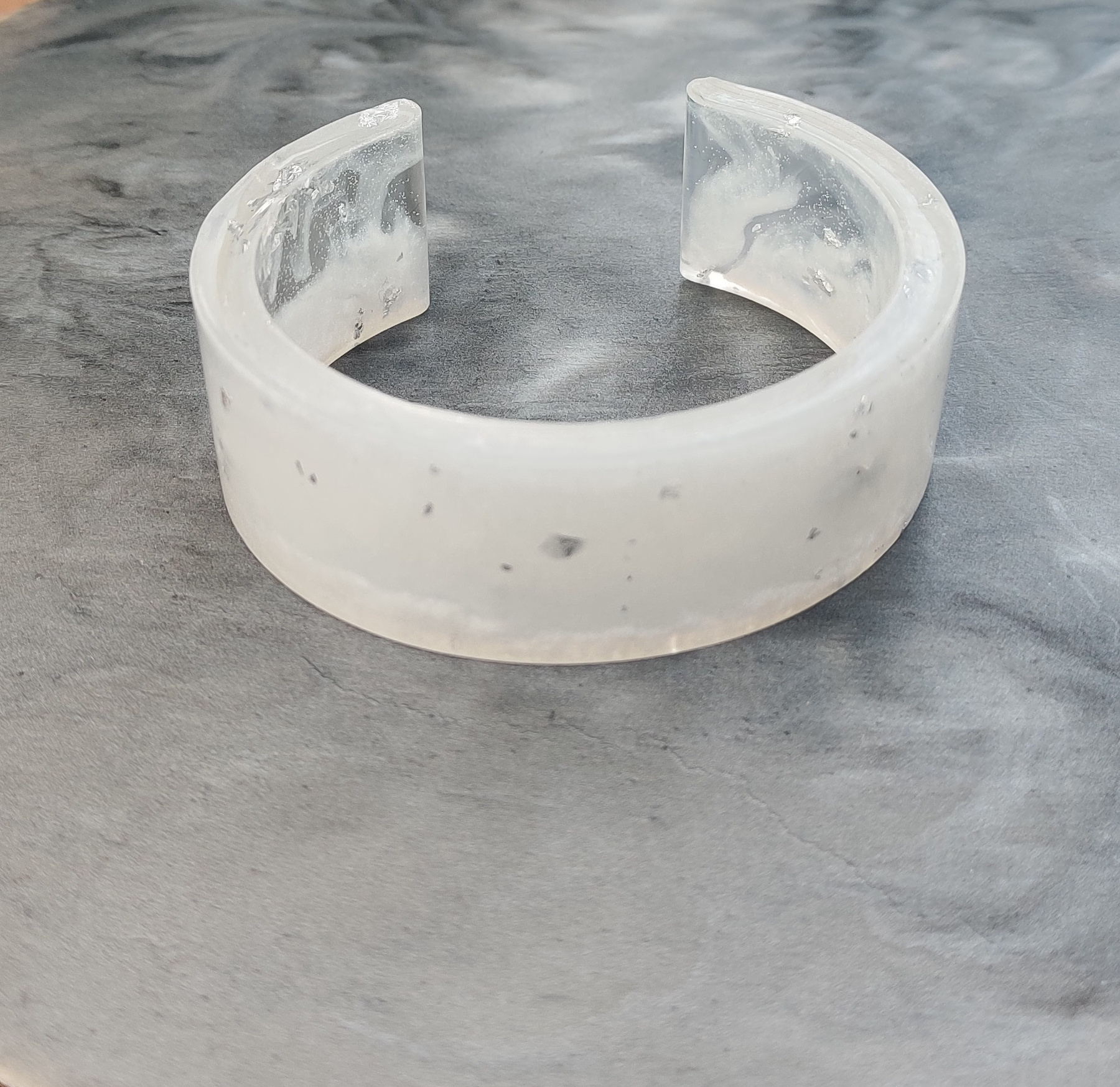 Bracelet Joy blanc transparent