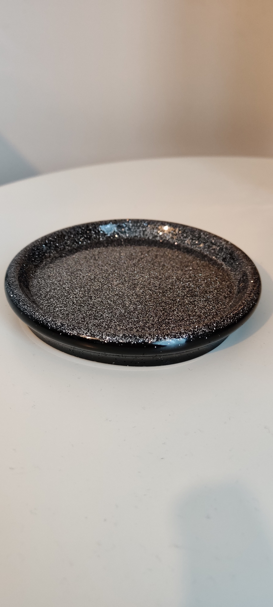 Coupelle Terra noir paillettes