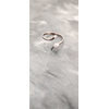Bague snake blanc