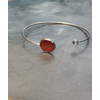 Bracelet shine argent bordeaux