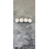 Barette 5 cabochons blanc