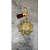 porte cle mandala gold vert B