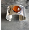 Bracelet manchette Aviva ambre