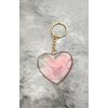 Porte cles gold rose et transparent