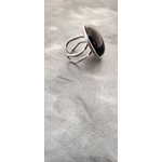 bague lou silver noir
