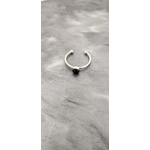 Bague lise silver noir