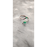 Bague snake vert