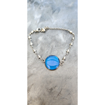 Bracelet star bleu transparent