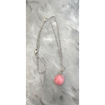collier perle rose