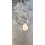 Collier loane blanc perle