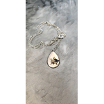 Collier loane or et noir