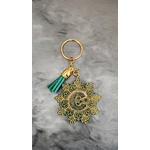 Portre cle mandala gold vert C