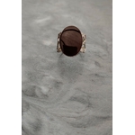 Bague jade silver bordeau