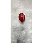 Bague Lou silver rouge