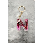 Porte cle gold N violet