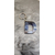 Porte cle silver lettre D bleu