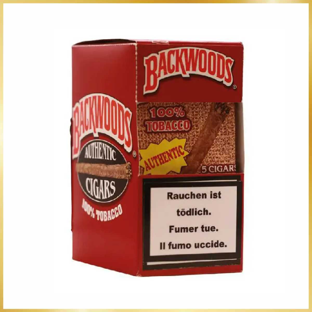 Feuille de cigare à rouler Backwoods Authentic