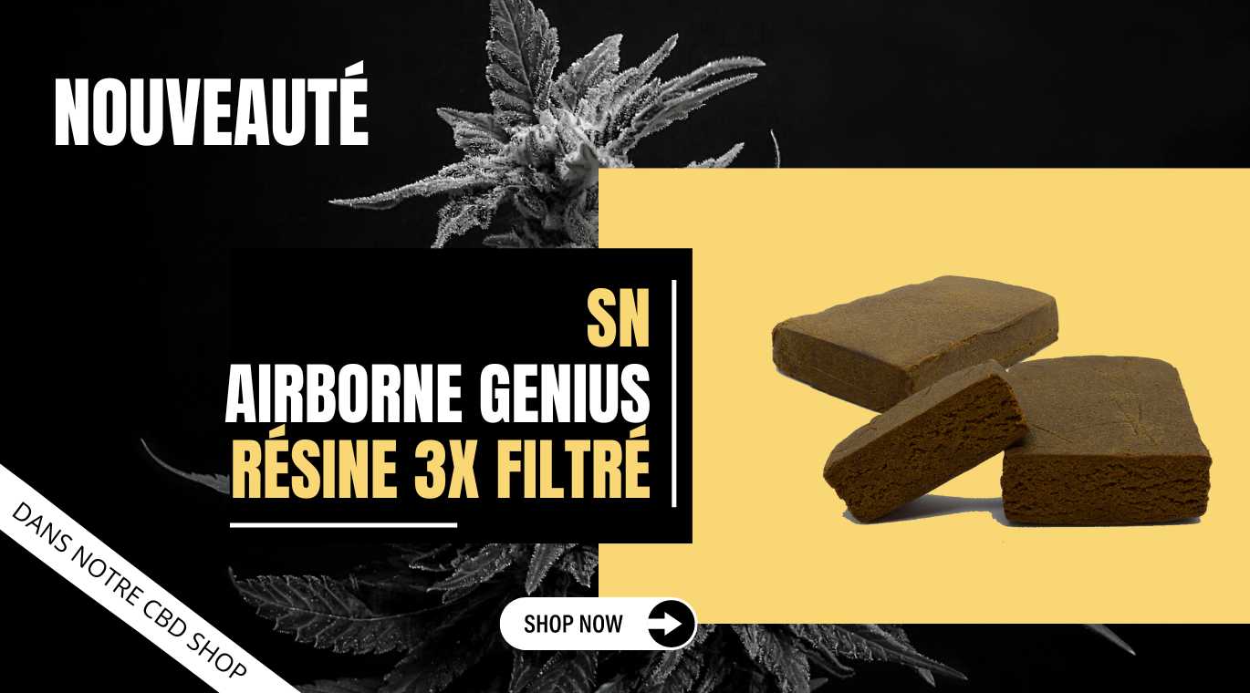 Résine CBD 3x filtré - Airborne Genius