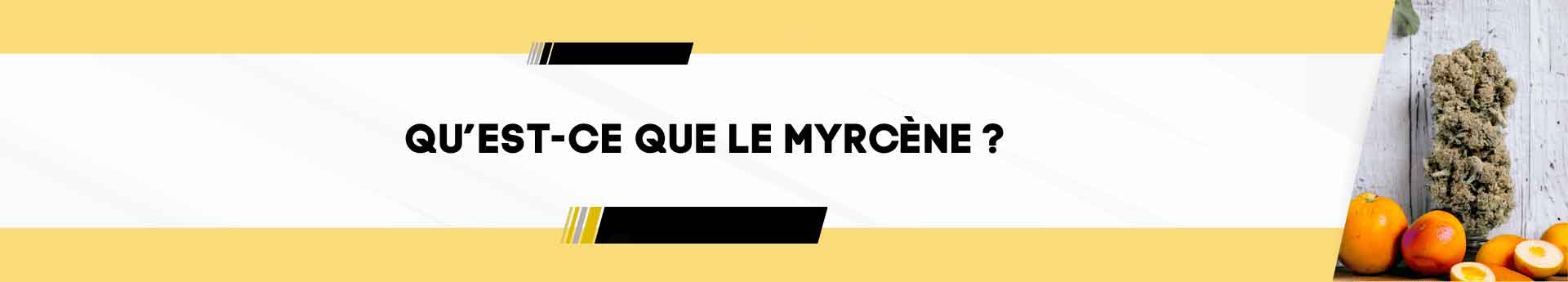 Qu'est ce que le myrcène ?