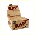 boite-de-24-feuille-a-rouler-raw-classic-connoisseur-kingsize-avec-filtres