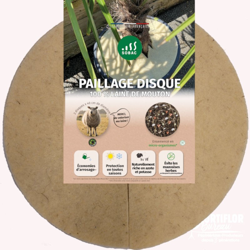 Feutre De Laine De Mouton 80x500 Cm - Paillage Naturel Biodégradable Pour Jardin - Protection Hiver Et Anti-limaces