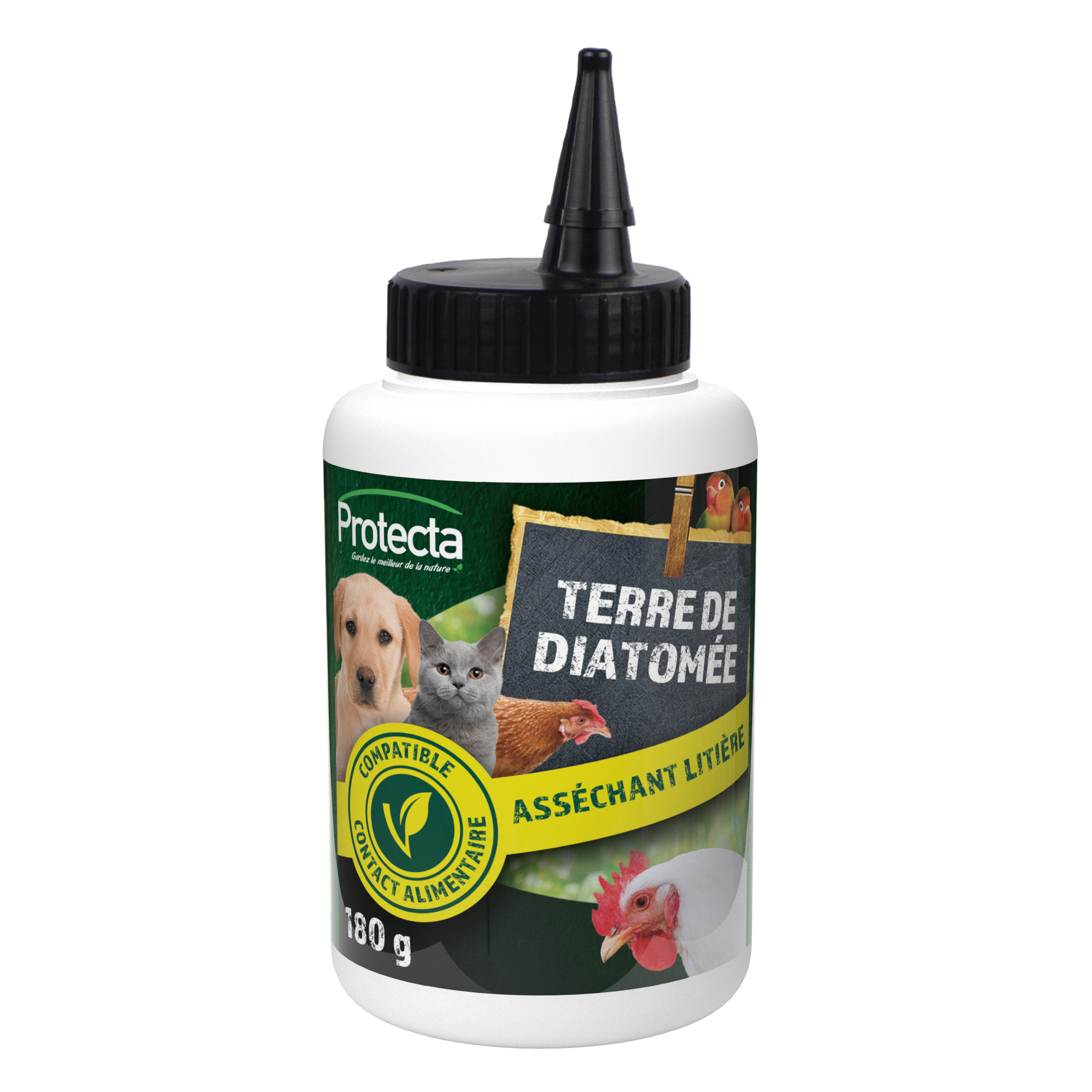TERRE DE DIATOMÉE BASSE COUR ET ANIMAUX DOMESTIQUES 180G