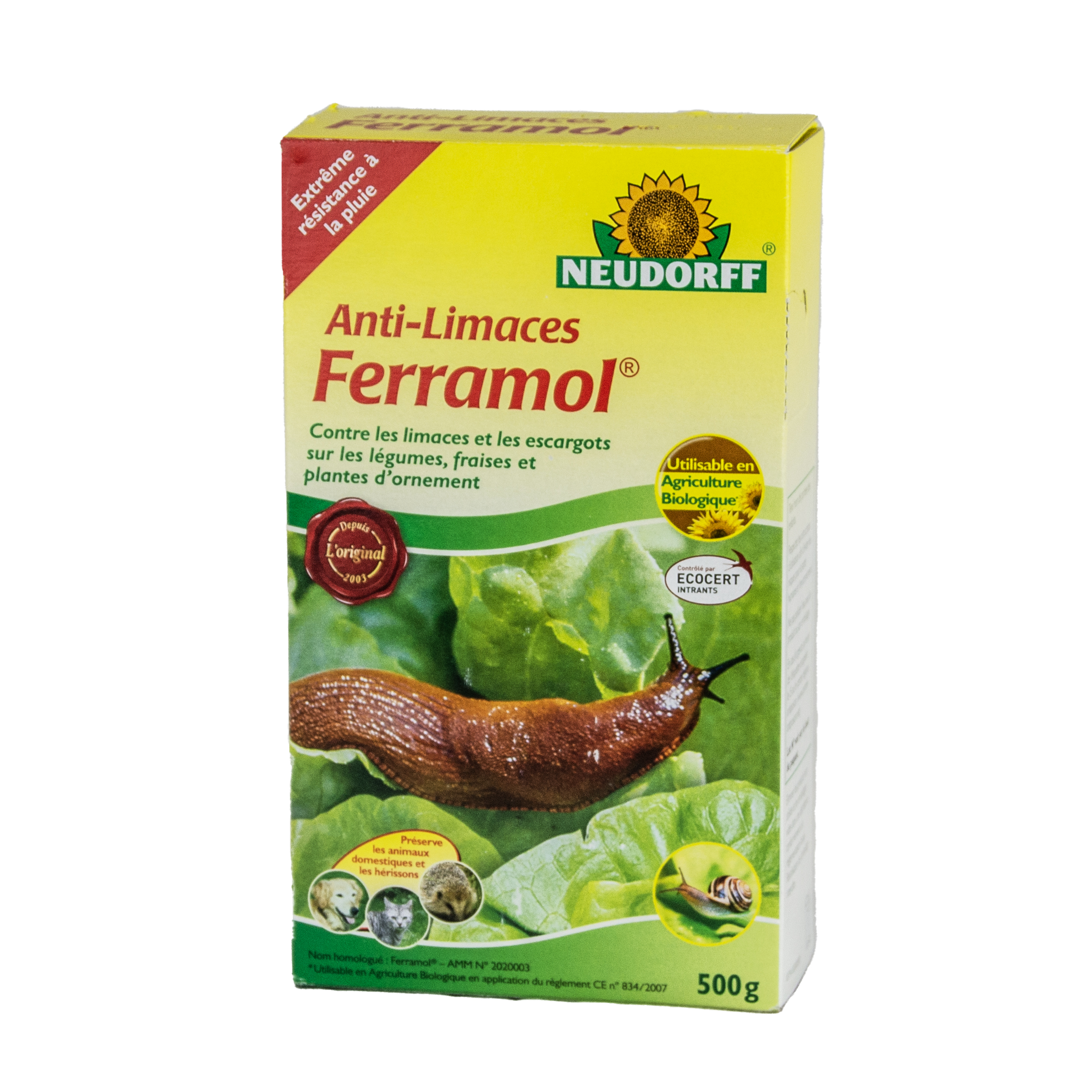 Anti-Limaces Ferramol© - Granulés 500g
