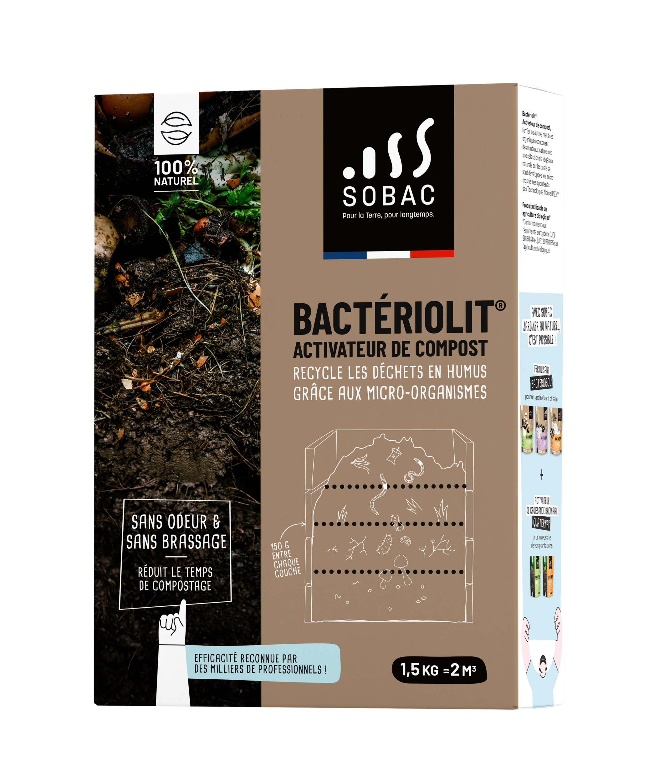 Activateur de compost Bactériolit ® - 1,5Kg