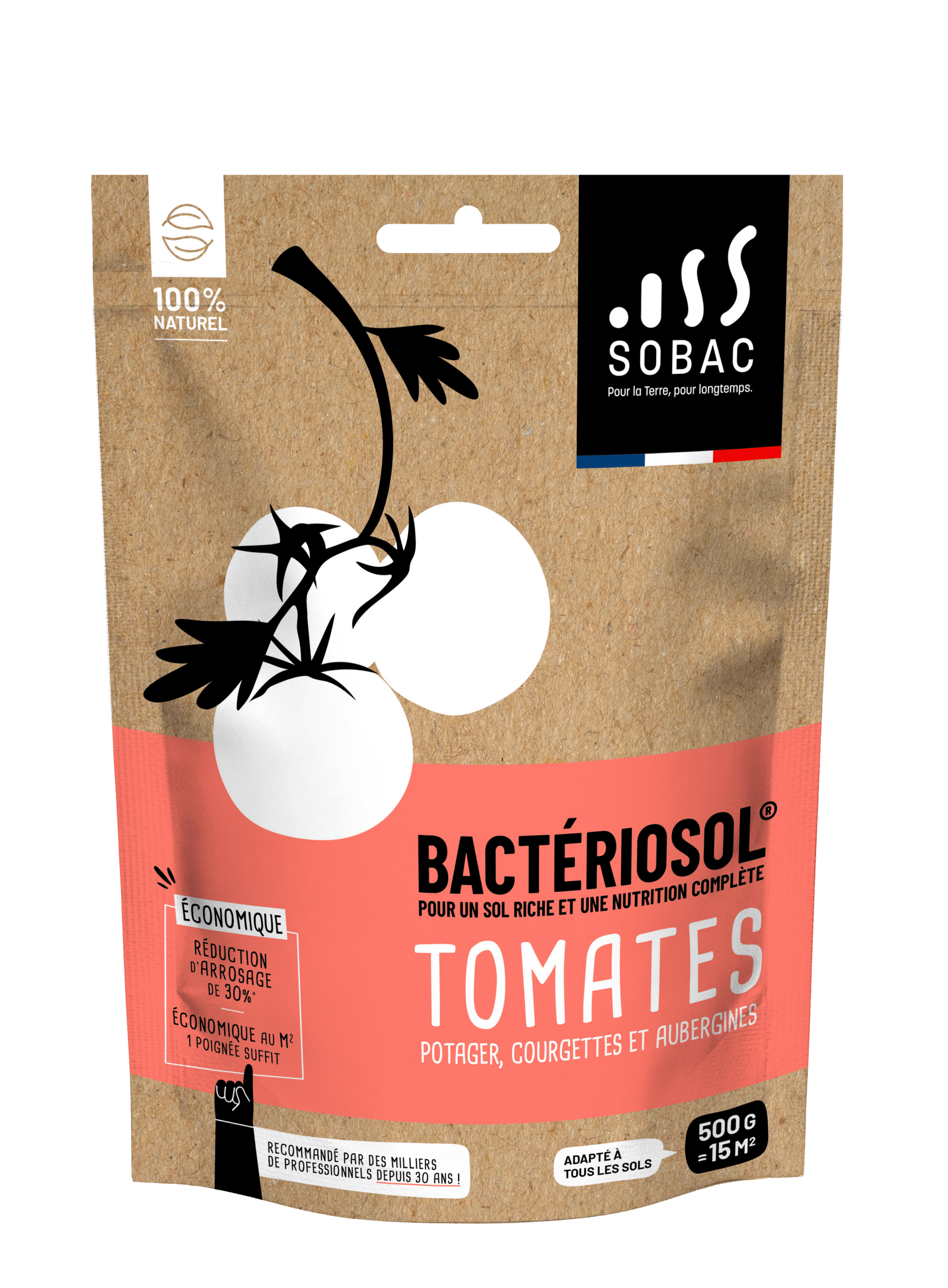 Fertilisant Tomates et Potager - Bactériosol® - 500g