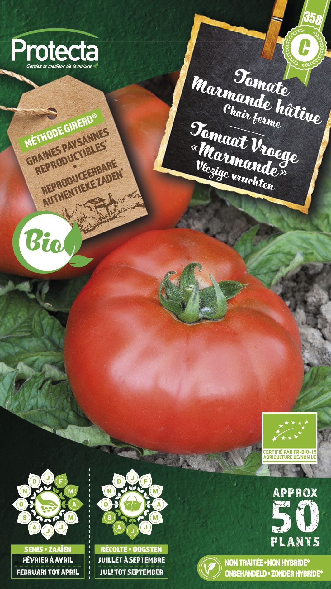 TOMATE MARMANDE HÂTIVE BIO