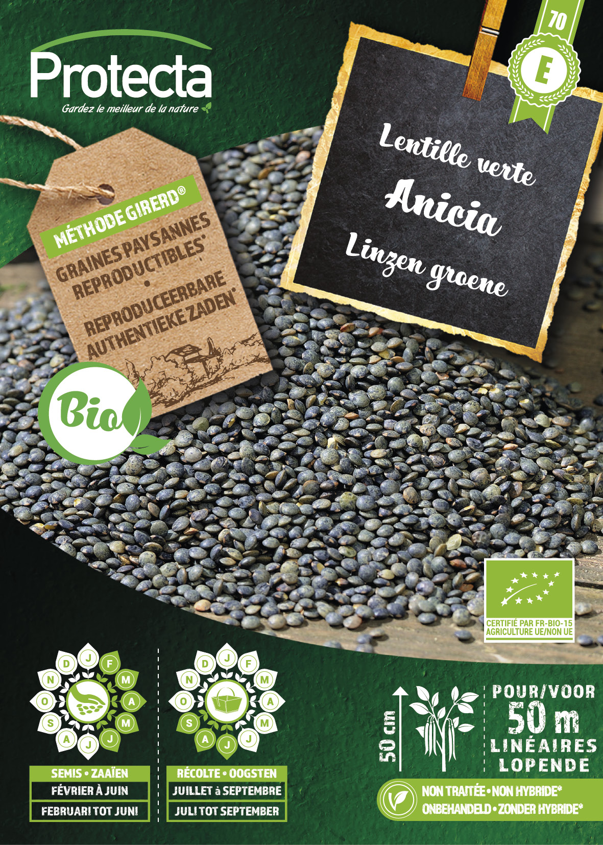 Protecta_Semences-Lentille Verte Bio