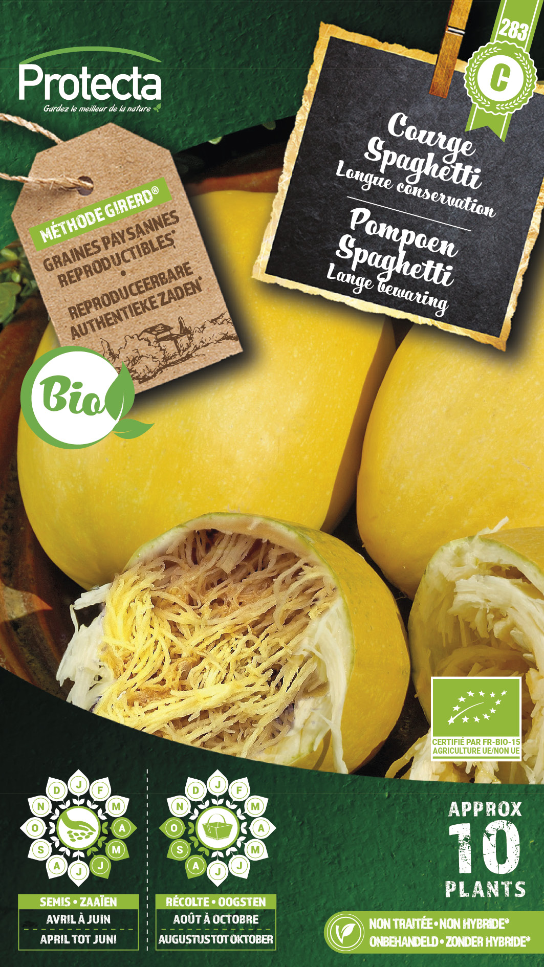 Protecta_Semences-Courge spaghetti Bio
