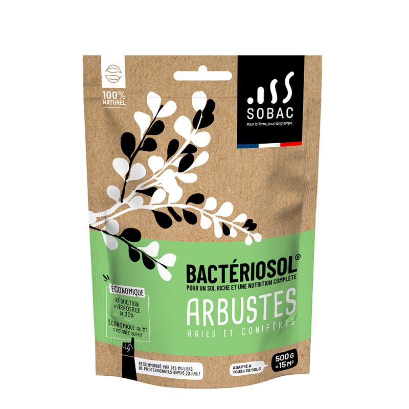 FERTILISANT ARBUSTES, HAIES ET CONIFÈRES - BACTERIOSOL®