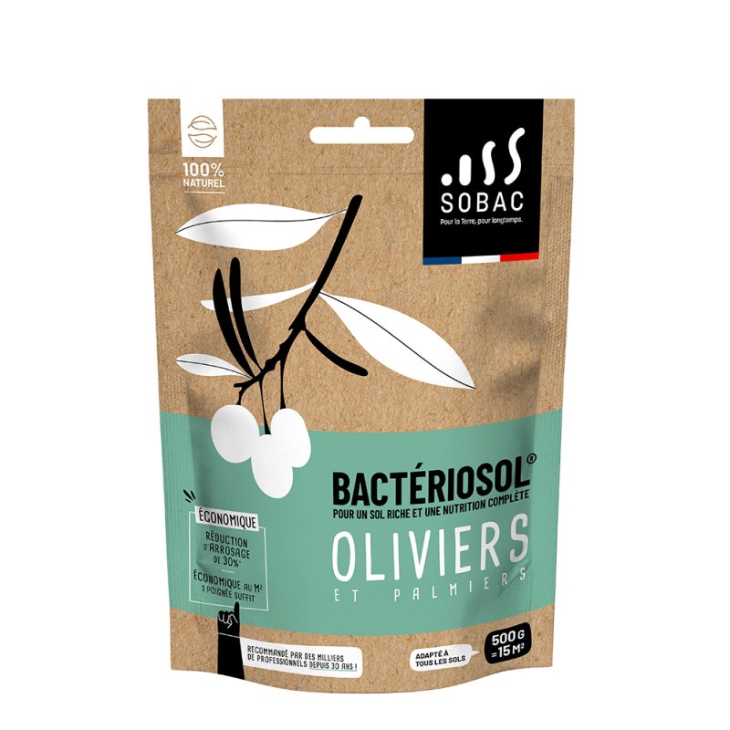 Fertilisant Oliviers et Palmiers - Bactériosol® - 500g