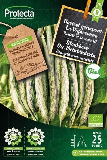 Protecta_Haricot Grimpant La vigneronne Bio