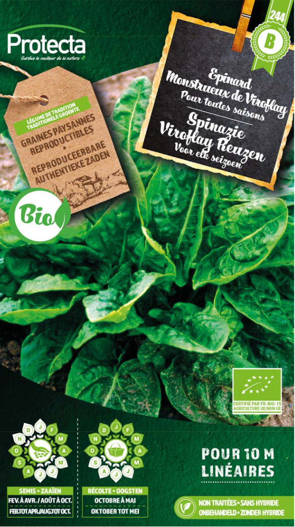 Protecta Epinard Monstrueux de Viroflay Bio