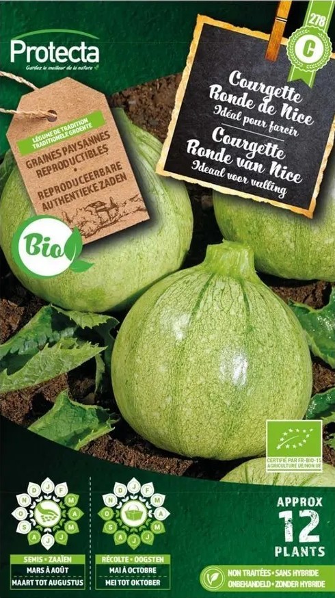 Protecta courgette ronde de nice