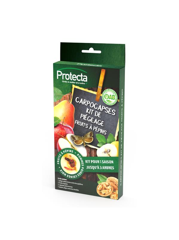 CARPOCAPSES FRUITS À PÉPINS - KIT PIÈGE À PHÉROMONES
