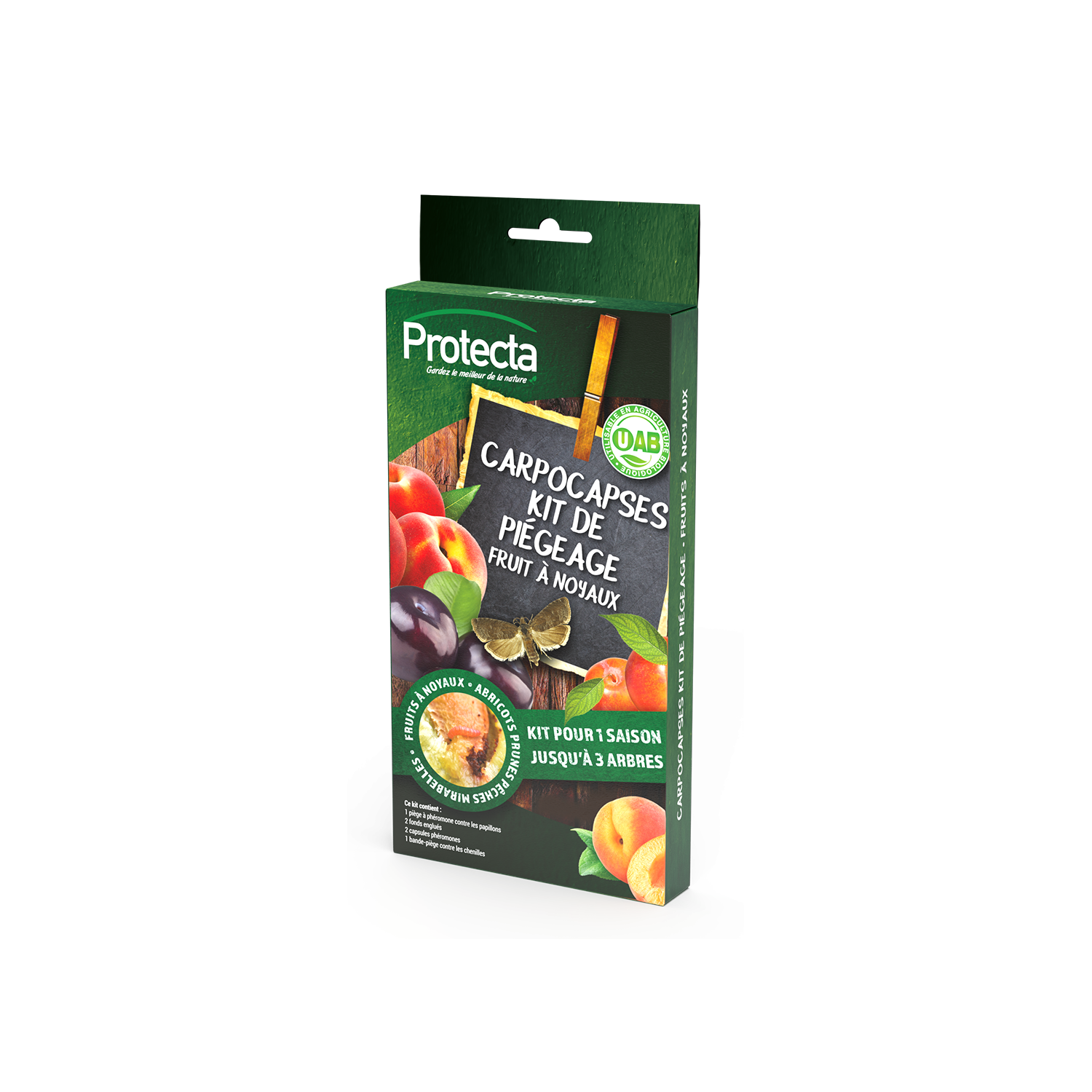 CARPOCAPSES FRUITS À NOYAUX - KIT PIÈGE À PHÉROMONES