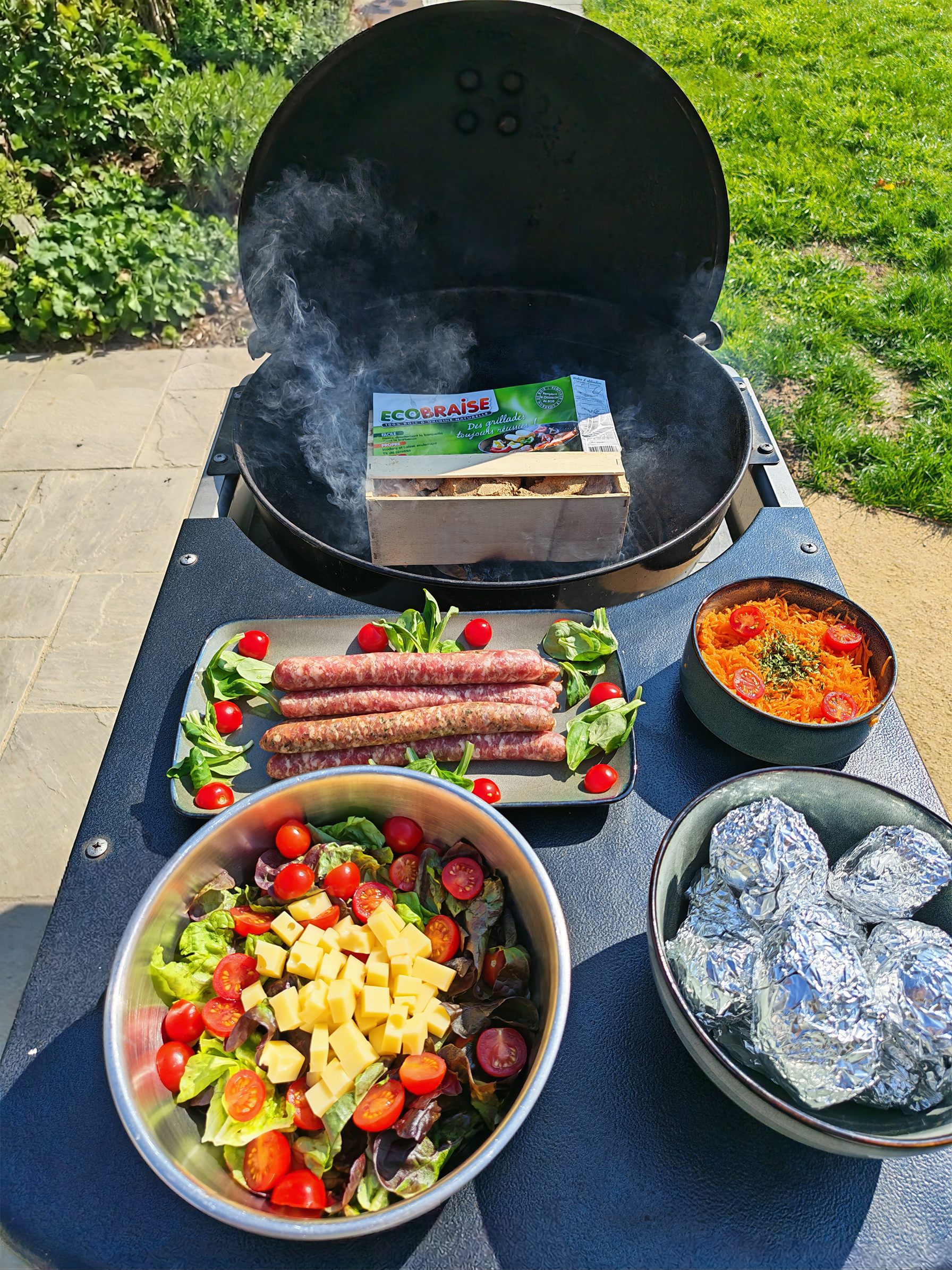 ecobraise barbecue instantané