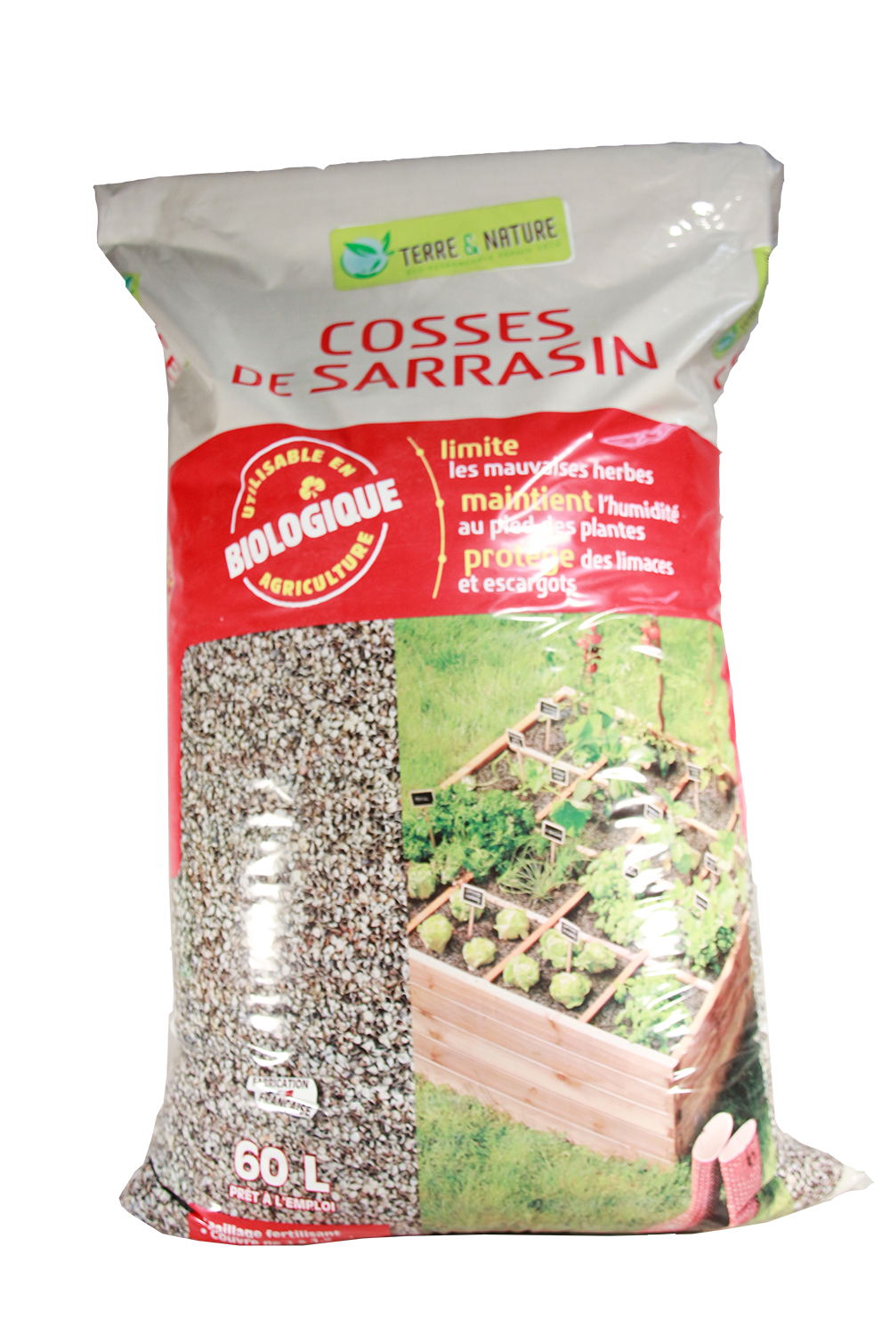 sac paillage sarrasin