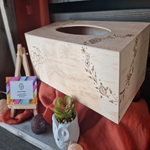 Boite Mouchoirs Rosaces fleurs 2