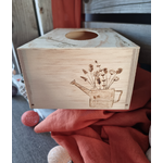 Boite mouchoirs Fleurs vintage 3