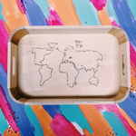 Plateau intégral Mappemonde one ligne