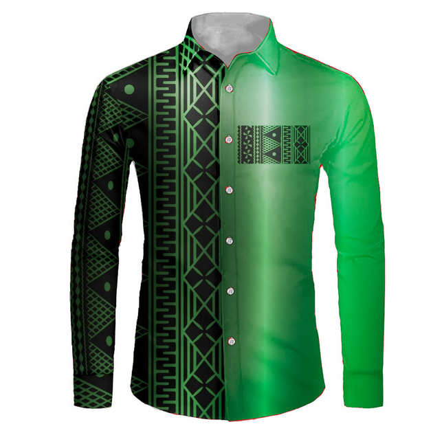 Chemise Orvis Homme 2XL Verte, Manches Longues, Boutons, Dos Vent, 100% Polyester