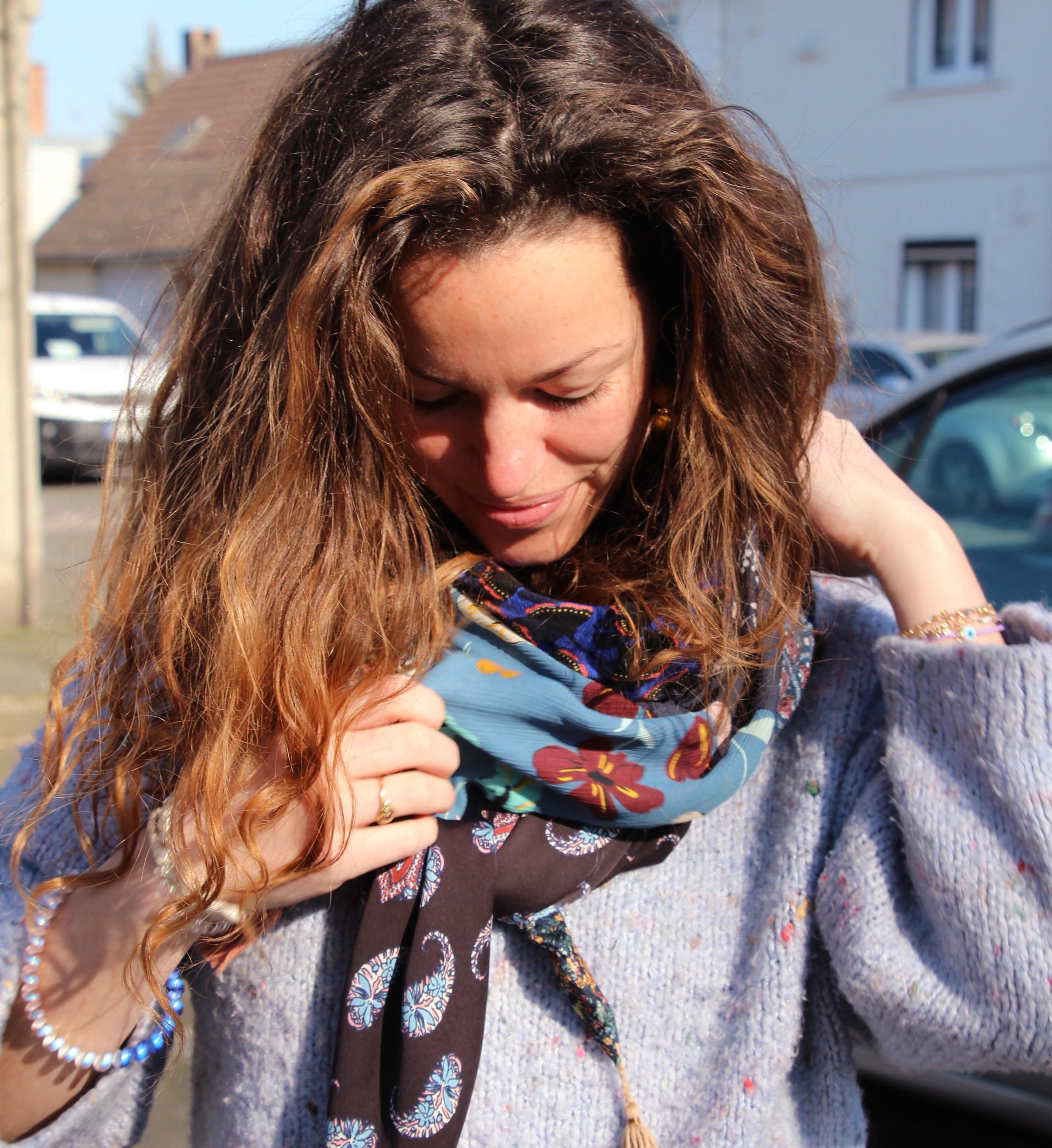 chaton foulard