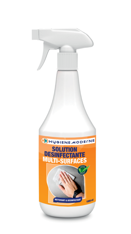 Spray désinfectant multi-surfaces bactéricide, lévuricide