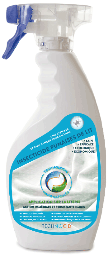 GEROBUG Spray anti-punaises de lit 3000 ml - Un moyen efficace