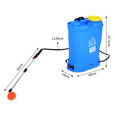 Pulvérisateur à dos et batterie